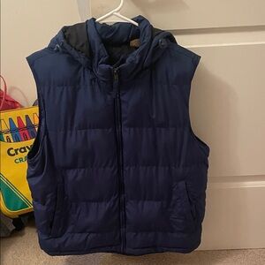 St. John's Bay Dark Blue Puffer Vest
